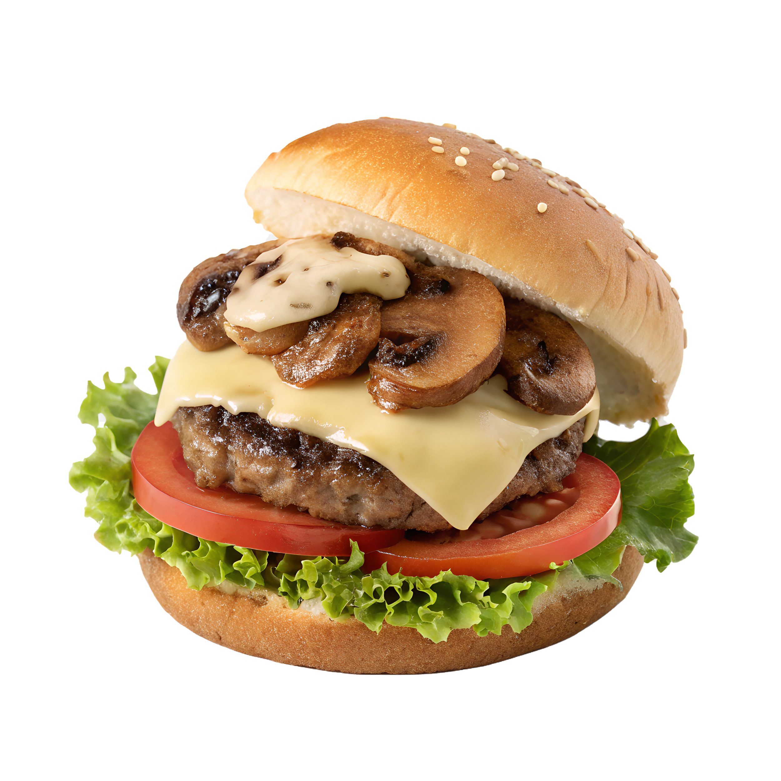 Swiss Mushroom Burger