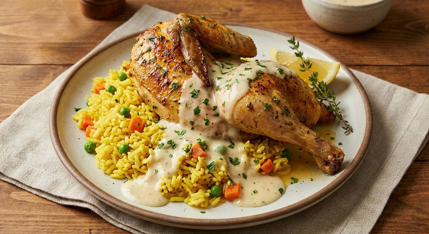 Oven-Roasted Chicken Plate